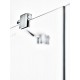 Stacionari sienelė Ravak SmartLine, SMPS- 90 L chromas+stiklas Transparent