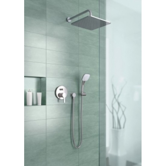 Stacionarios dušo galvos laikiklis Ideal Standard IdealRain, iš sienos 300 mm, chromuota