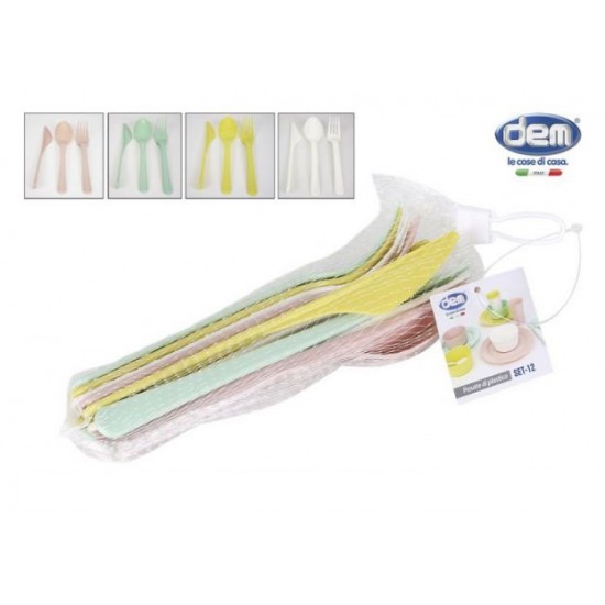 Stalo įrankių plast. 12vnt rink. DEM Stalo įrankių plast. 12vnt rink. DEM