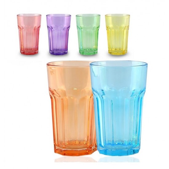 Stiklinė 420ml G2015C spalv.
