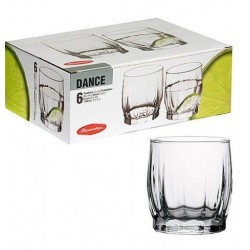 Stiklinės 230ml 6vnt DANCE