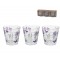 Stiklinės 250ml 3vnt LEVANDA