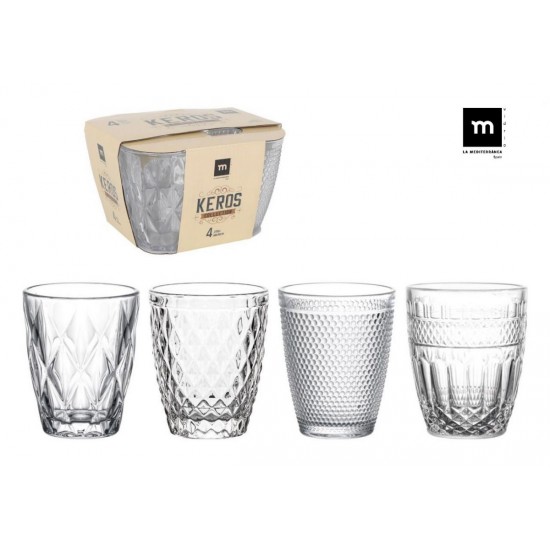 Stiklinės 270ml 4vnt KEROS