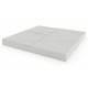Sulankstomas gimnastikos čiužinys SANRO 100x100x10 cm pilkas (4 dalių)