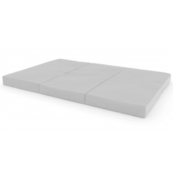 Sulankstomas gimnastikos čiužinys SANRO 150x100x10 cm pilkas (3 dalių)