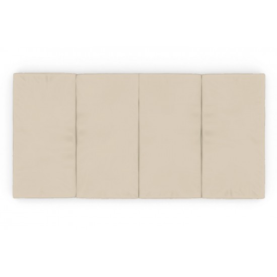 Sulankstomas gimnastikos čiužinys SANRO 200x100x10 cm kreminis (4 dalių)