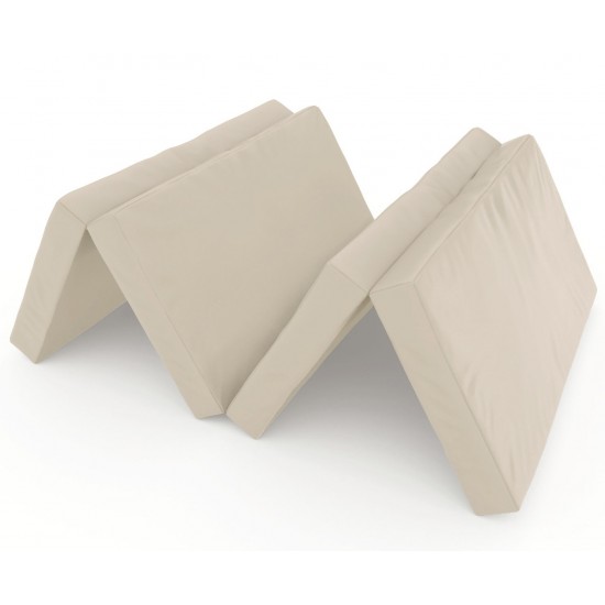 Sulankstomas gimnastikos čiužinys SANRO 200x100x10 cm kreminis (4 dalių) Sulankstomas gimnastikos čiužinys SANRO 200x100x10 cm kreminis (4 dalių)