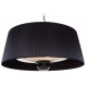 Sunred infraraudonųjų spindulių šildytuvas Artix Bright Hanging Black 1800 W