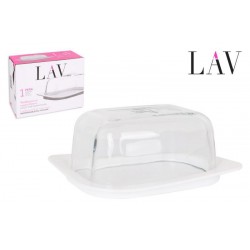 Sviestinė plast/stikl. 400ml LAV