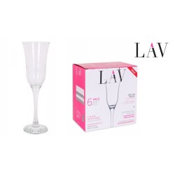 Taurės šampanui 190ml 6vnt VALS543