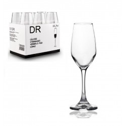 Taurės šampanui 230ml 6vnt BRUNEL