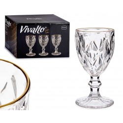 Taurės vynui 250ml 6vnt DIAMOND AU