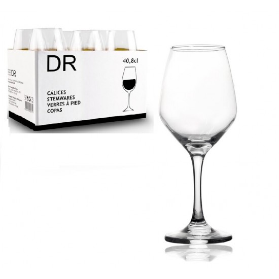Taurės vynui 400ml 6vnt BRUNEL