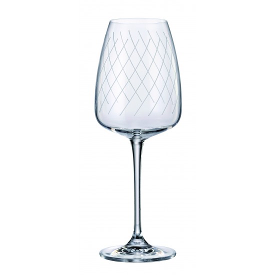 Taurės vynui 440ml 4vnt ANSER DECOR