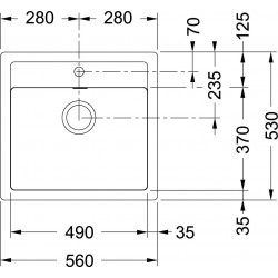 Tectonite plautuvė Franke, Sirius SID 610, Carbon