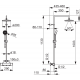 Termostatinė lietaus dušo sistema NOVA su rankiniu dušu, chromas