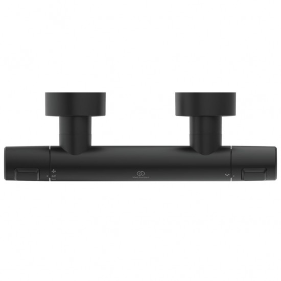 Termostatinis dušo maišytuvas Ideal Standard, Ceratherm T25 Silk Black juoda matinė