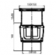 Trapas ACO Easyflow, plastikinis