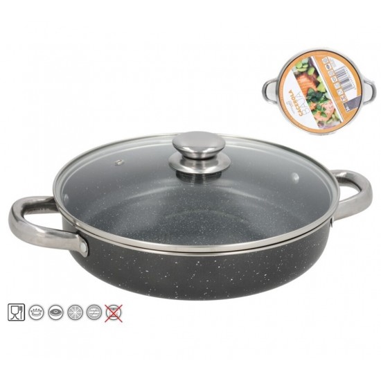 Troškintuvas met. 26*5cm 2.65L GRANITE CRIS