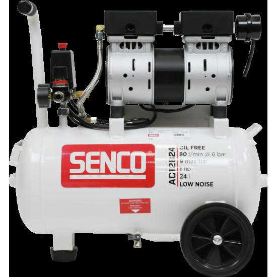 Tylus oro kompresorius 24 l, AC12824, SENCO