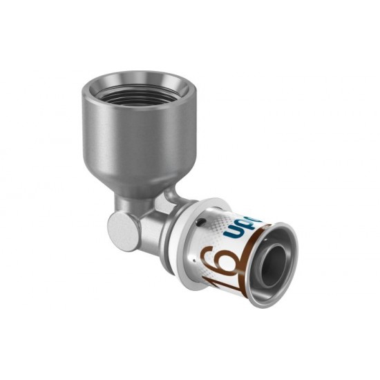 Uponor S-Press PLUS alkūnė vidiniu sriegiu 16-Rp1/2