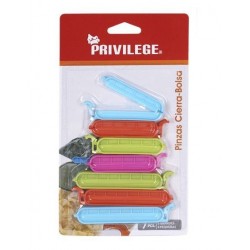 Užspaudėjai plast. 7vnt 8*1cm/ 6.5*1cm