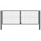 Vartai su dviem stulpais 1730x3000 mm (Ral7016)