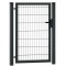 Varteliai su dviems stulpais 1230x1000 mm (Ral7016)