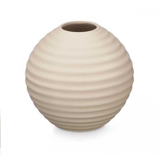 Vaza keramik. 25cm SPHERE BEIGE Vaza keramik. 25cm SPHERE BEIGE