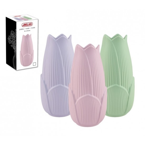Vaza keramikinė 24.5*12cm 24432 JOL