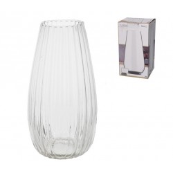 Vaza stikl. 26*13cm STONE
