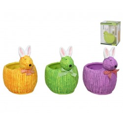 Vazonas keramik. 15*17*11cm decor RABBIT