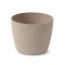 Vazonas plast. 18*22cm MAGNOLIA coffee