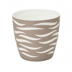 Vazonas plast. s/l 21*23cm Sahara DUO