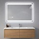 Veidrodis 45630 LED išmanus su funkcija nuo rasojimo, laikrodžiu ir termometru