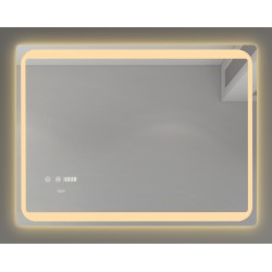 Veidrodis 45630 LED išmanus su funkcija nuo rasojimo, laikrodžiu ir termometru