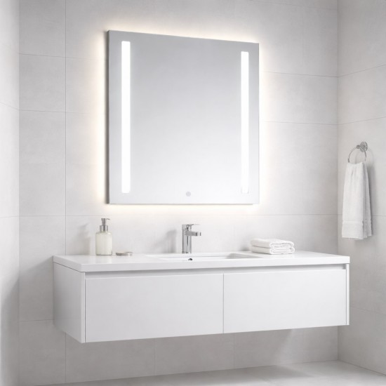 Veidrodis AA002  su LED apšvietimu 800x700x40