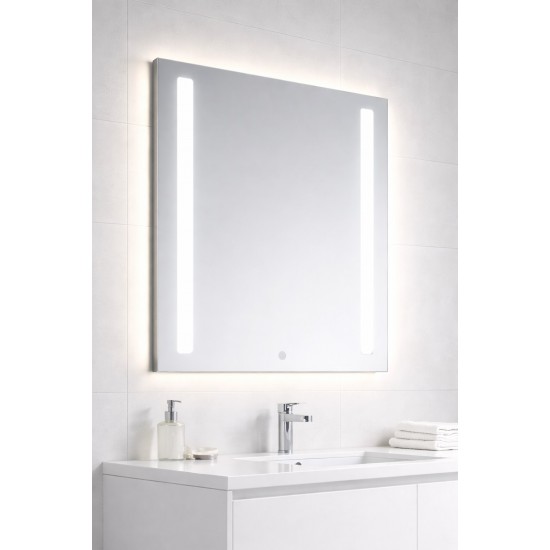 Veidrodis AA002  su LED apšvietimu 800x700x40