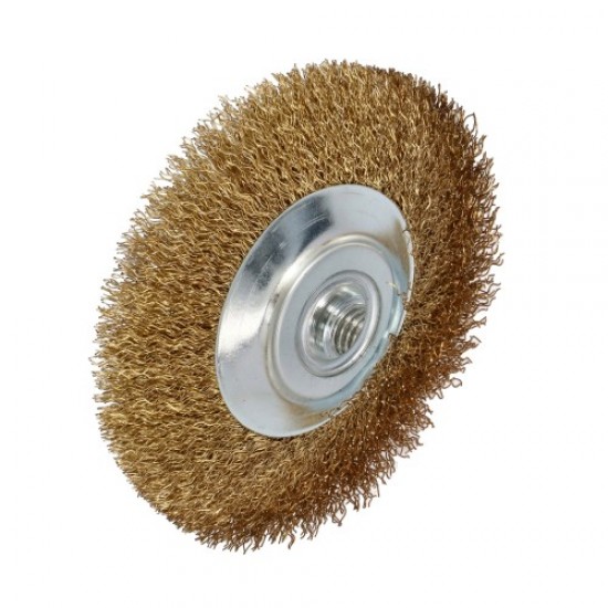 Vielinis šepetys varine viela 120 mm. M14 Vielinis šepetys varine viela 120 mm. M14