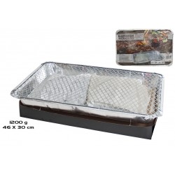 Vienkartinė kepsninė BBQ,1200g 46*30cm