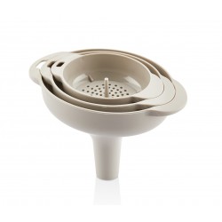 Virtuvės įrankiai Piltuvėliai plast. 7/8.5/10cm oval 3vnt L-874