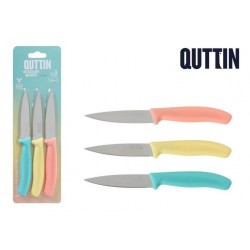 Virtuviniai peiliukai daržovėms 19cm 3vnt QT-709614C