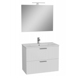 Vonios kambario baldų komplektas Vitra Mia, 80 cm baltas
