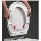 WC dangtis SIKO EASY, lėto nusileidimo
