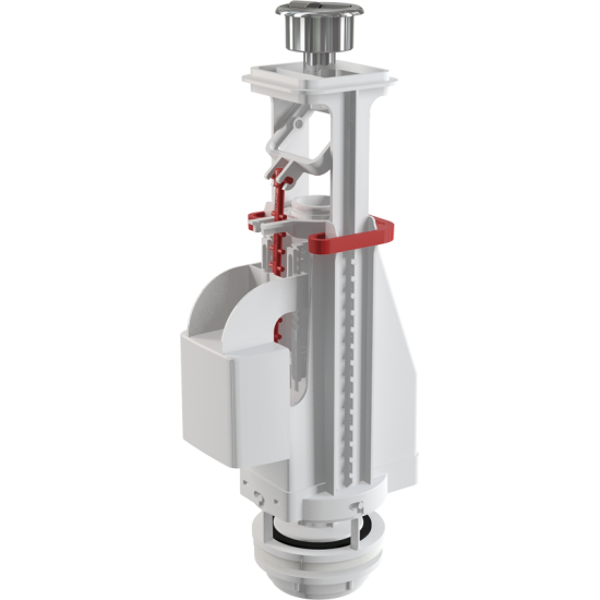 WC nuleidimo mechanizmas, A08A dvig. 3/6 ltr., unitazų bakeliams