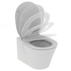 WC pakabinamas Ideal Standard Connect, Air Aquablade, su paslėptais tvirtinimais ir soft-close dangčiu