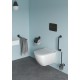 WC popieriaus laikiklis Ideal Standard IOM, su dangteliu Silk Black juoda matinė WC popieriaus laikiklis Ideal Standard IOM, su dangteliu Silk Black juoda matinė