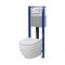 WC rėmo komplektas Cersanit, C676 System 40, sūkurinis