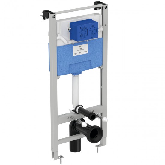 WC rėmo komplektas Ideal Standard ProSys, su WC SAT Brevis, baltu mygtuku ir soft-close dangčiu WC rėmo komplektas Ideal Standard ProSys, su WC SAT Brevis, baltu mygtuku ir soft-close dangčiu