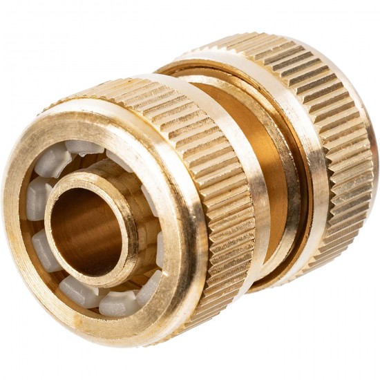 Žalvarinė 1/2'' žarnų jungtis Žalvarinė 1/2'' žarnų jungtis